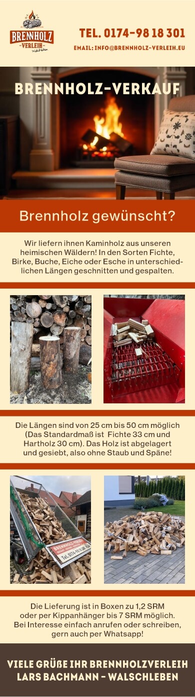 Brennholz Verleih Walschleben